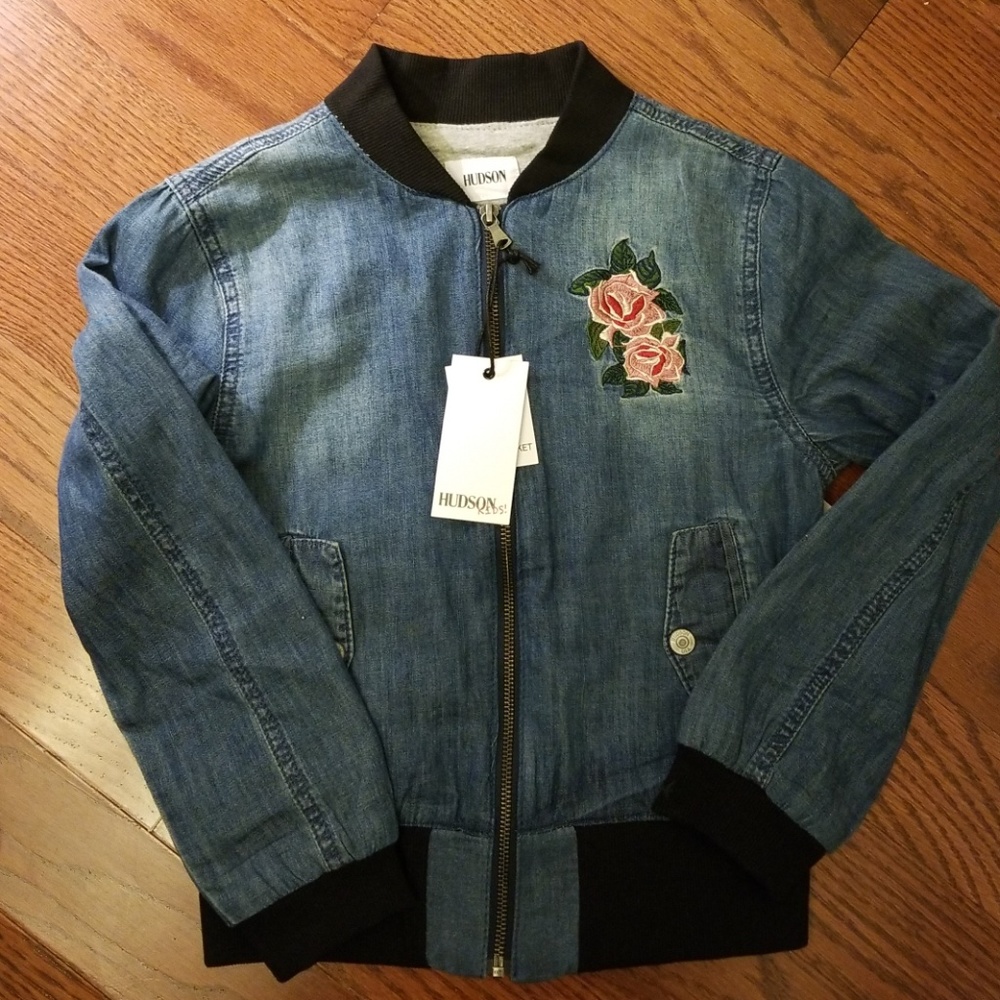 Hudson 2-piece Denim Bomber Jacket and Shirt Set